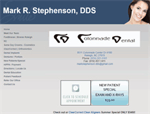 Tablet Screenshot of mstephenson-dds.com
